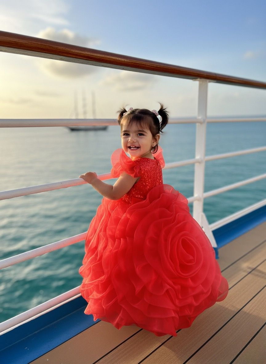 Rose Flower Bloom Frock