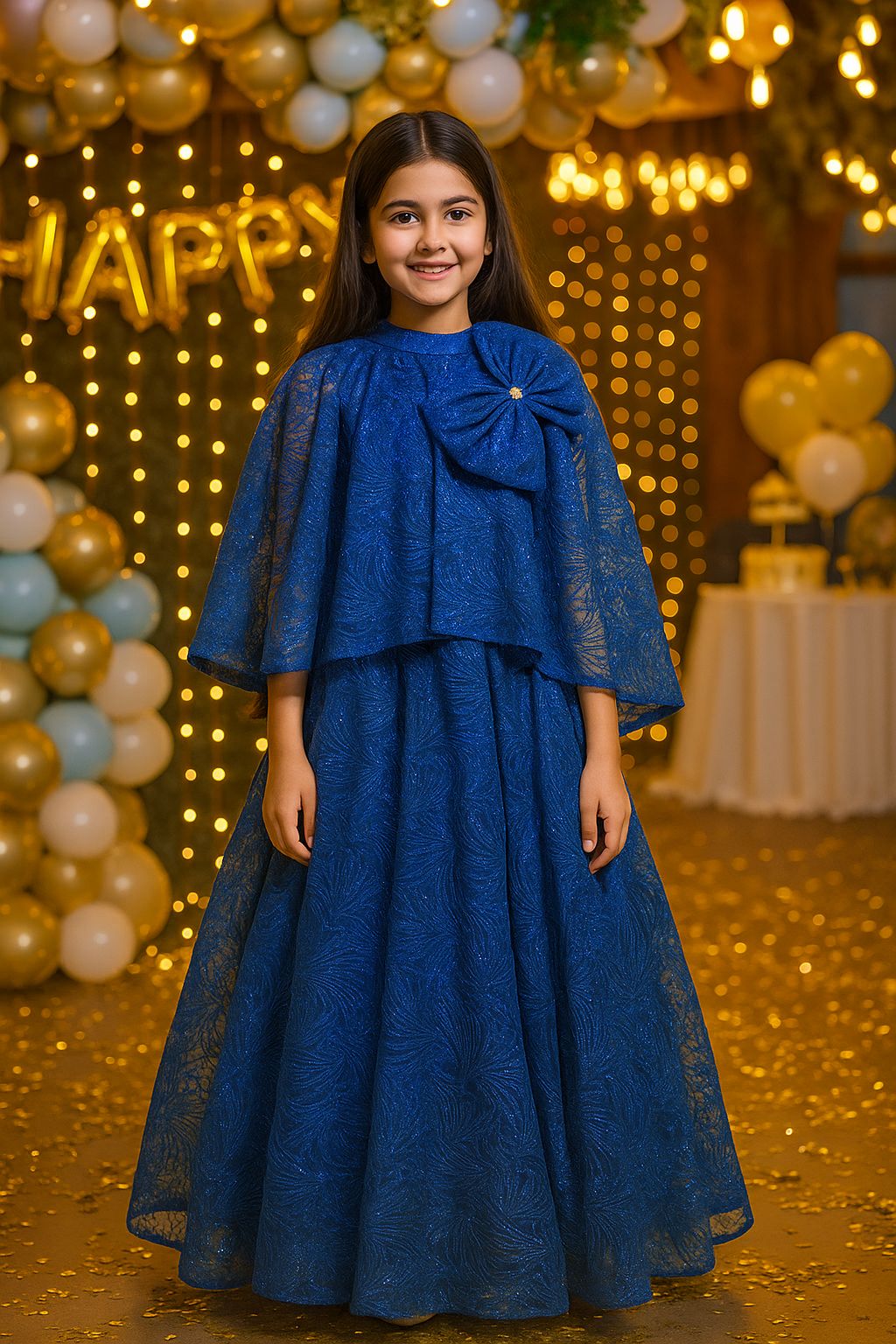 Glittery Arabic Maxi