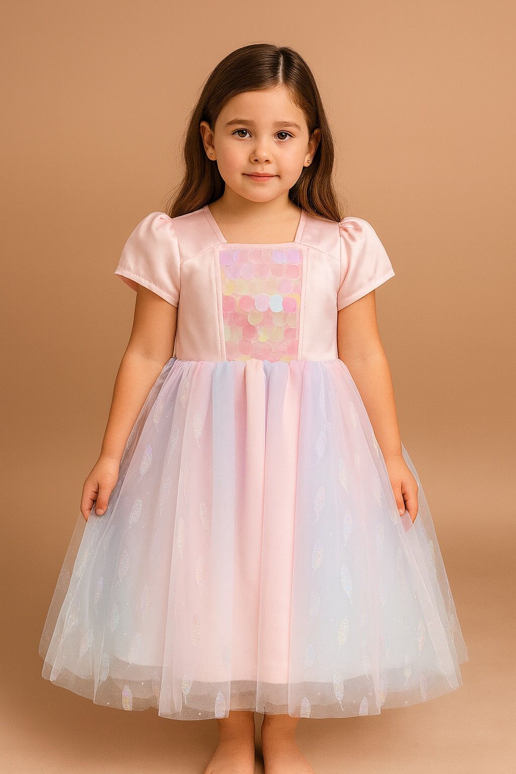 Sequence Rainbow Frock