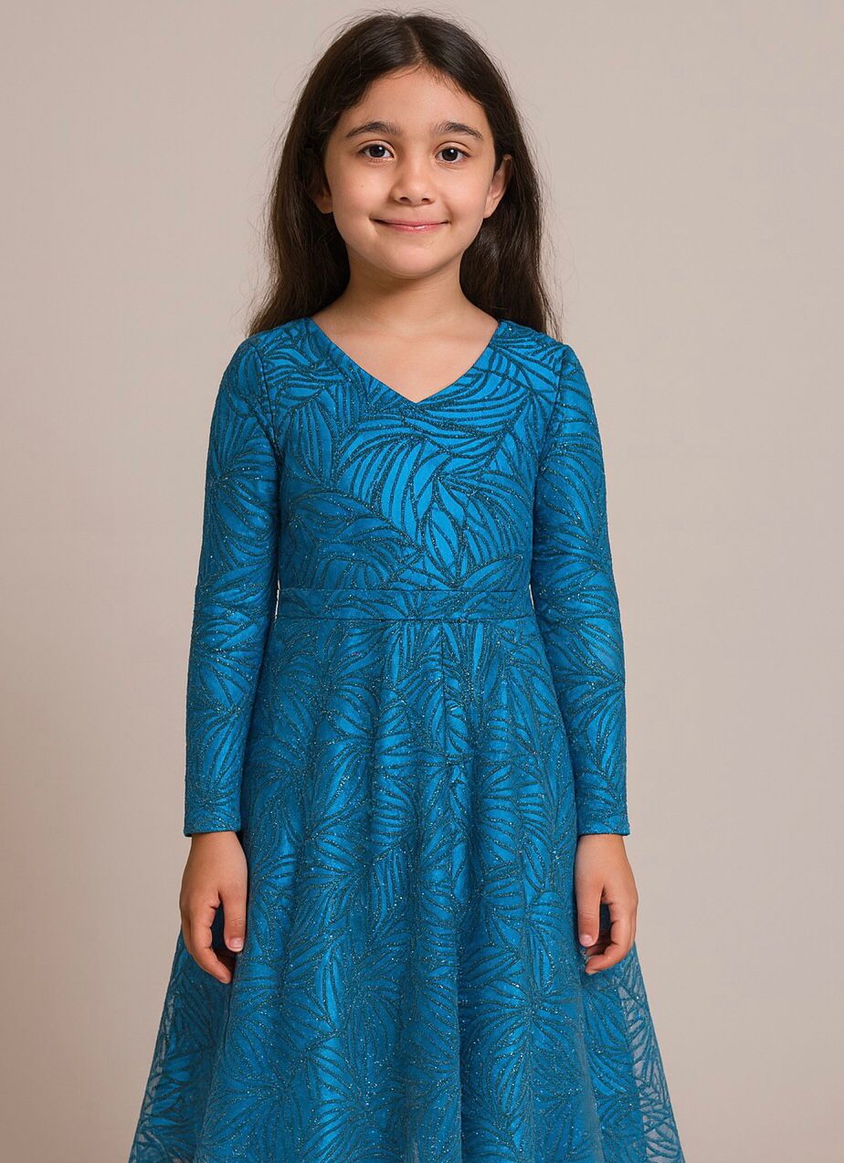 Ocean Breeze Glitter Dress