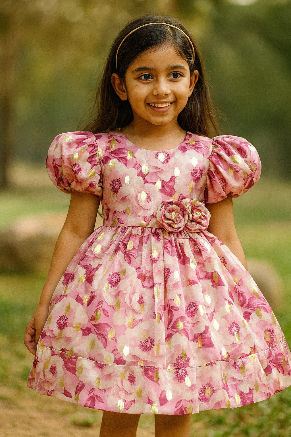 Rosette Petal Charm Frock