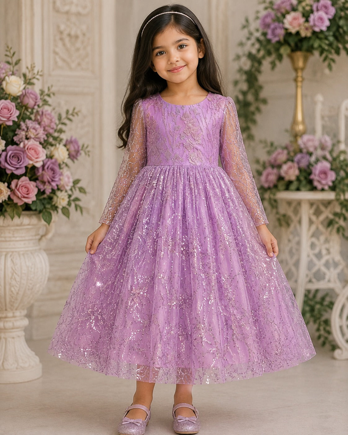 Cut Dana Full Sleeves Princess Frock